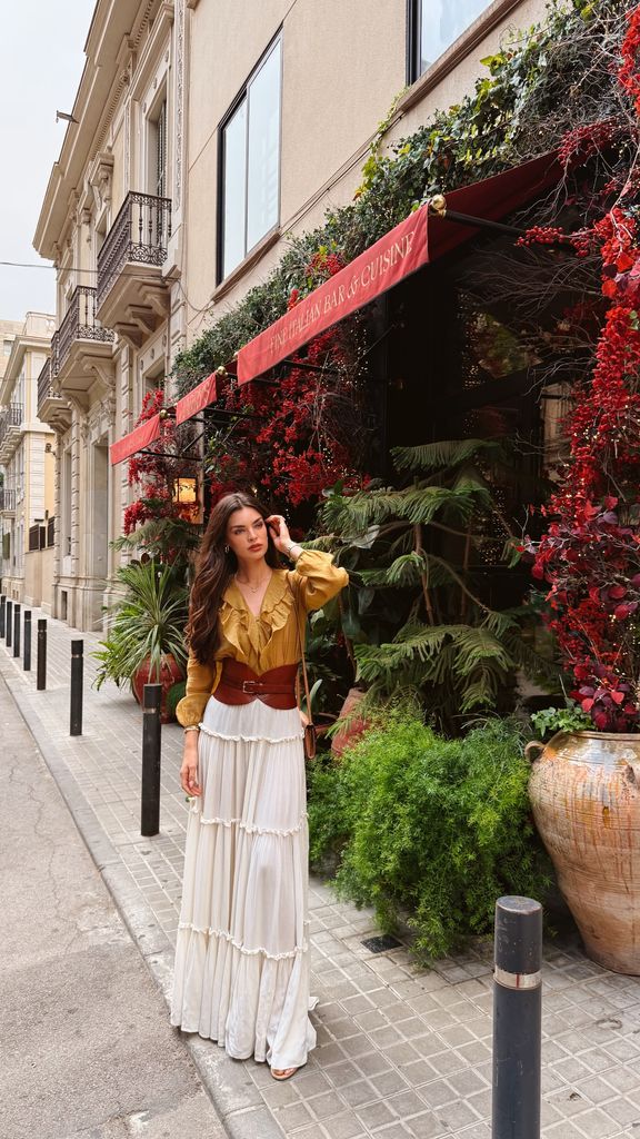 La modelo dejó ver los lugares que visitó en su estadía en Barcelona