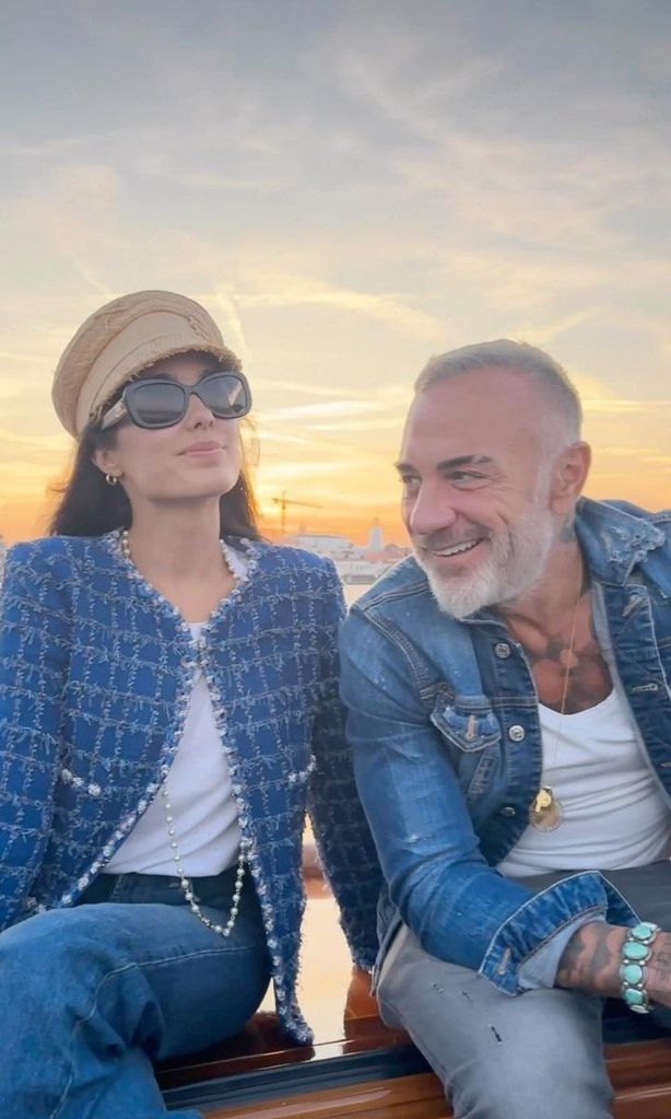 Gianluca Vacchi y Sharon Fonseca