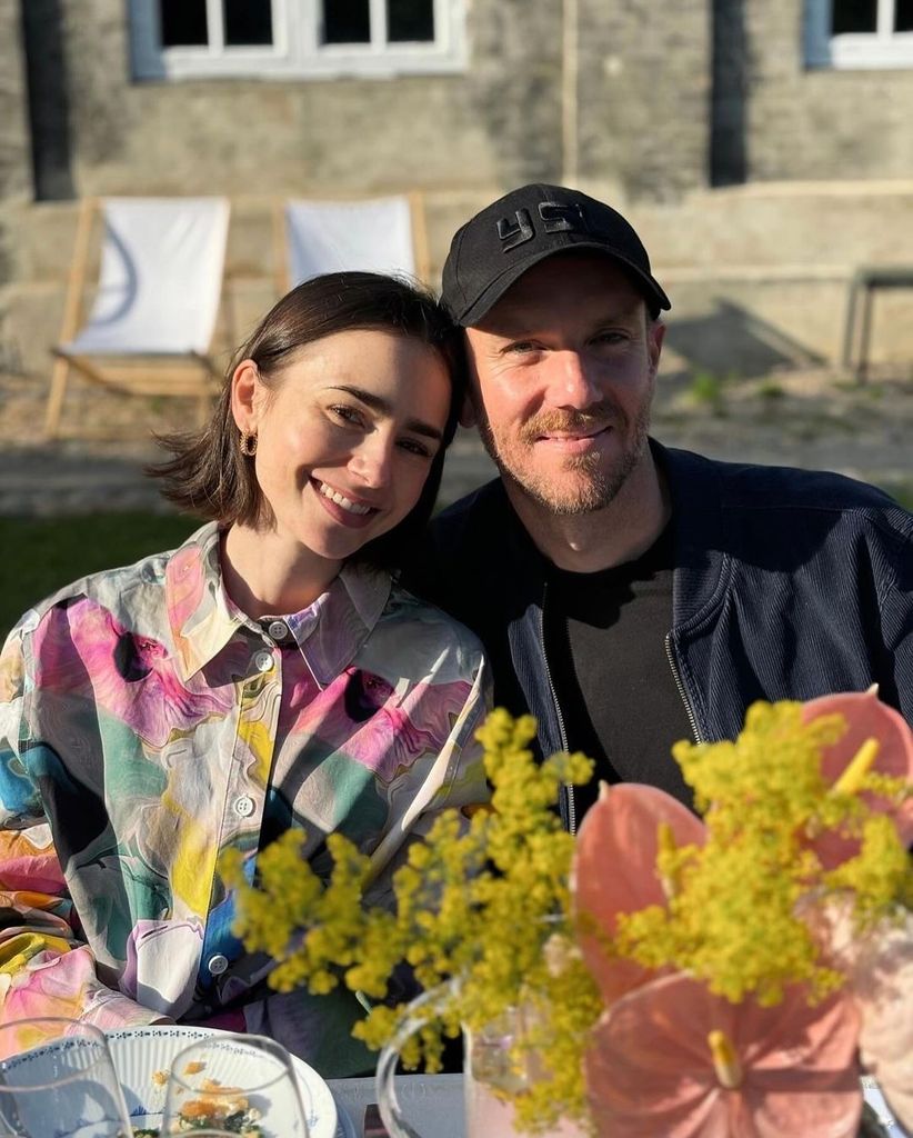 Lily Collins y su marido Charlie McDowell