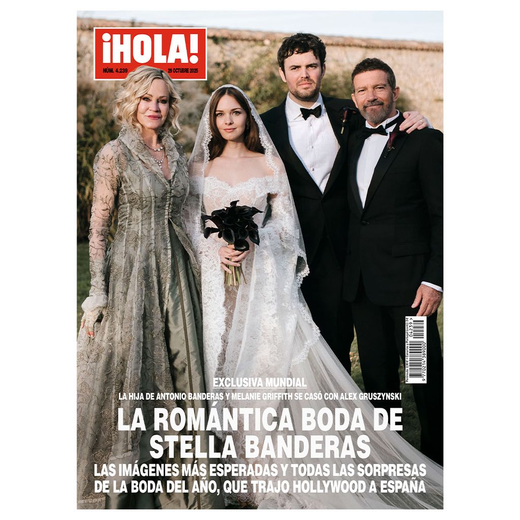 La portada de la boda de Stella Banderas en cuadrado