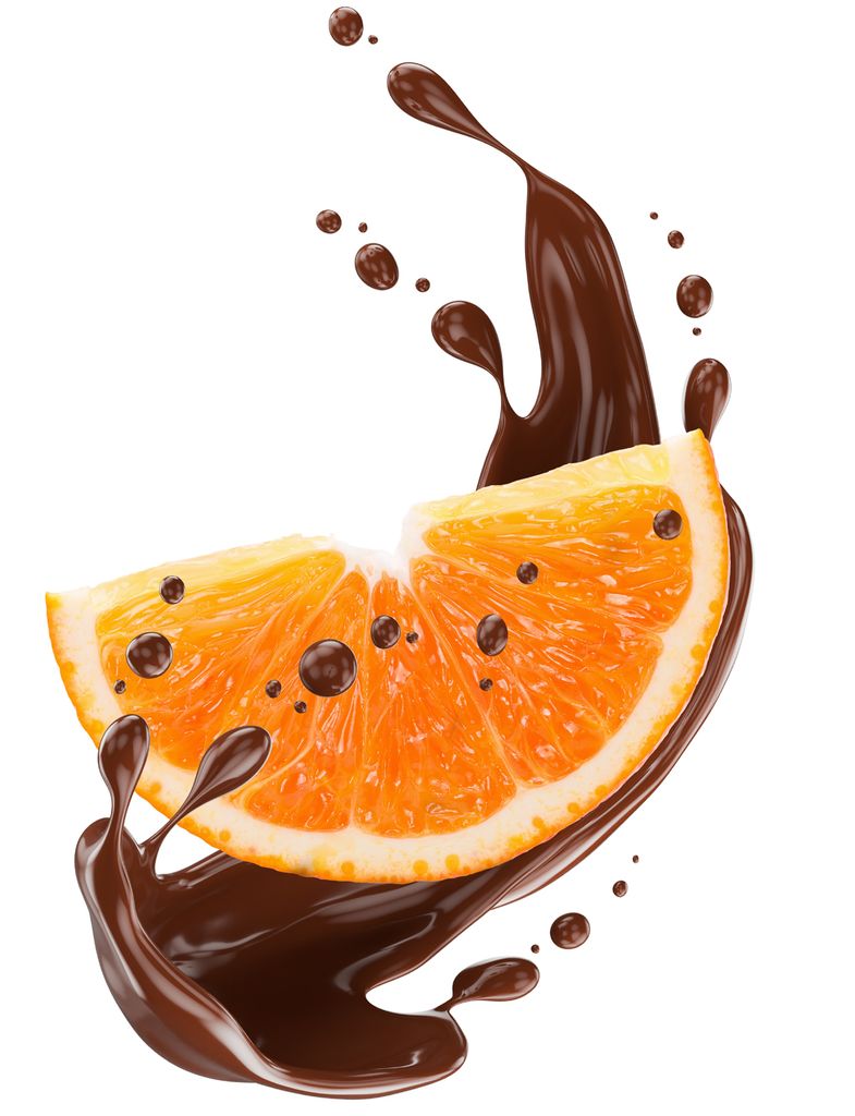 Naranja y chocolate, gran pareja de baile culinaria.