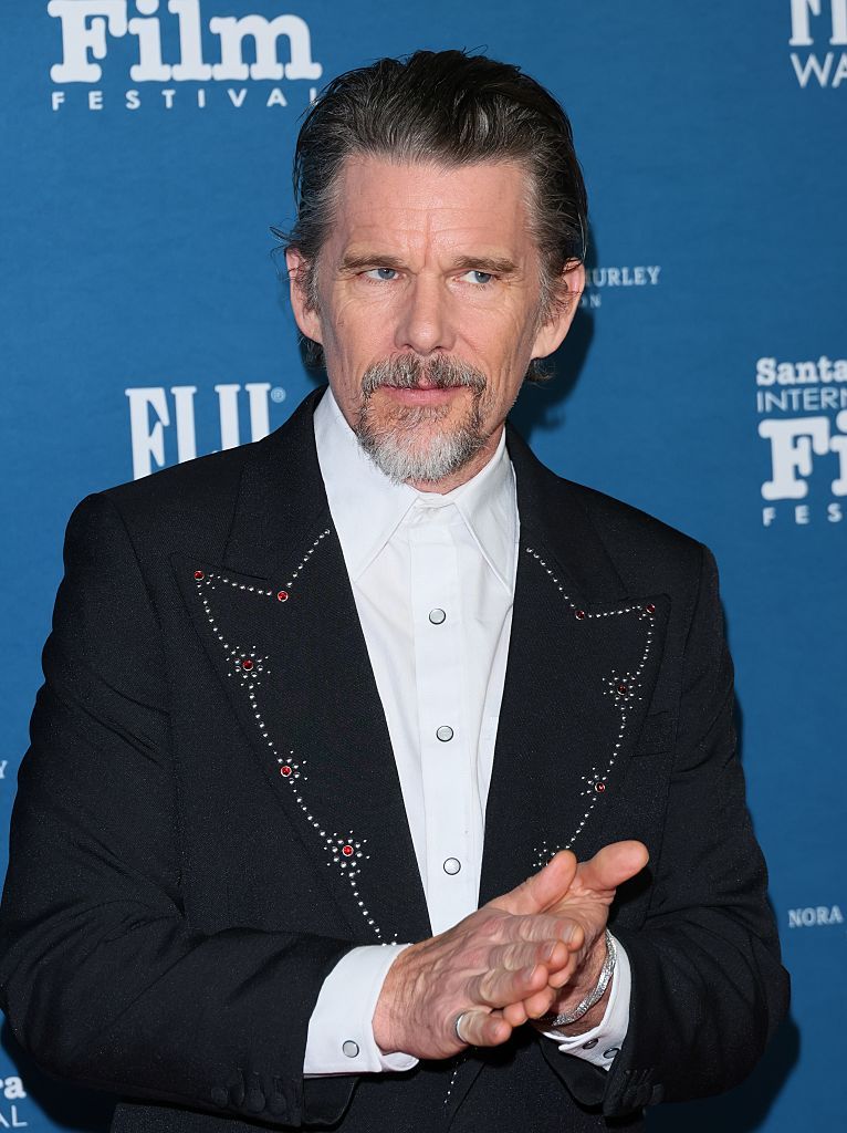 Ethan Hawke antes de recibir el premio
