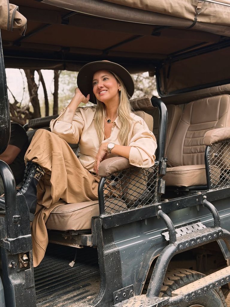 Daniella Álvarez viajó a Sudáfrica de vacaciones 