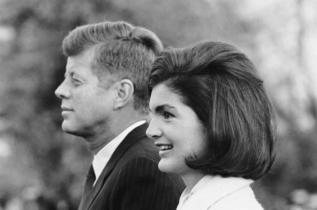 Jackie Kennedy con su marido, John F. Kennedy