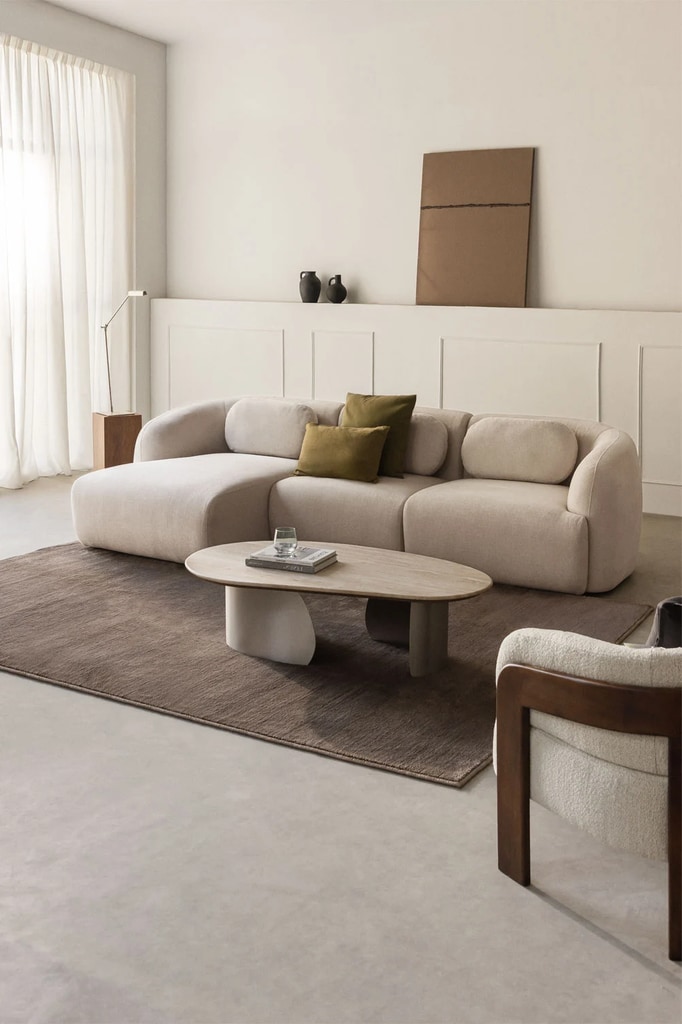 Sofá de color claro