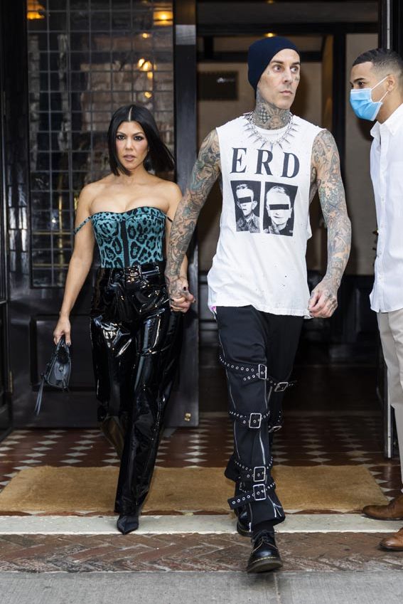 Kourtney Kardashian y Travis Barker