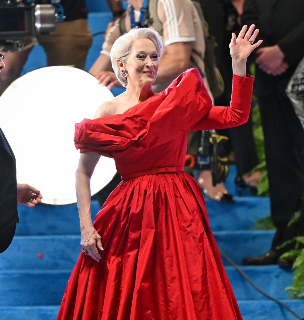 Meryl Streep en el set de la película 'The Devil Wears Prada 2'