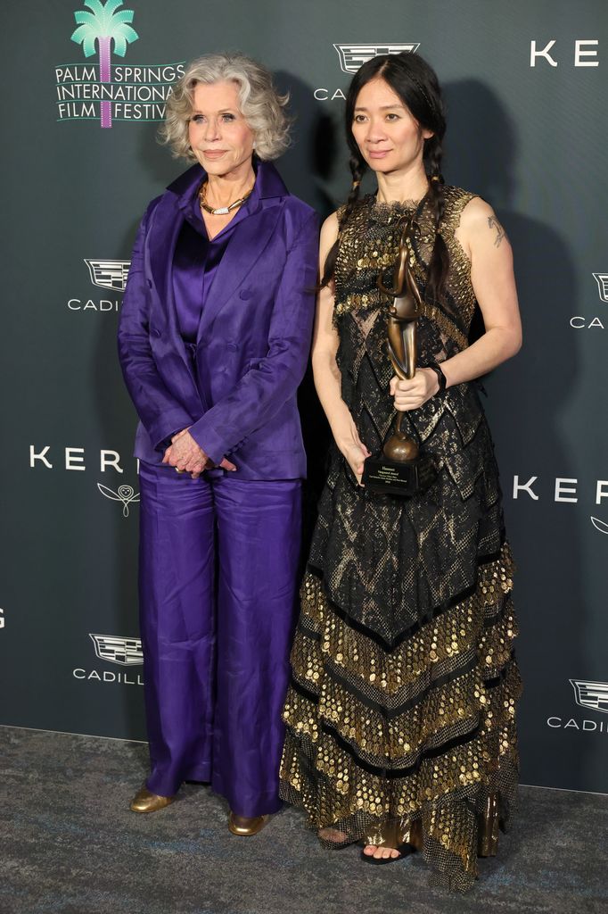 Jane Fonda en el Festival Internacional de Cine de Palm Springs, 2026.