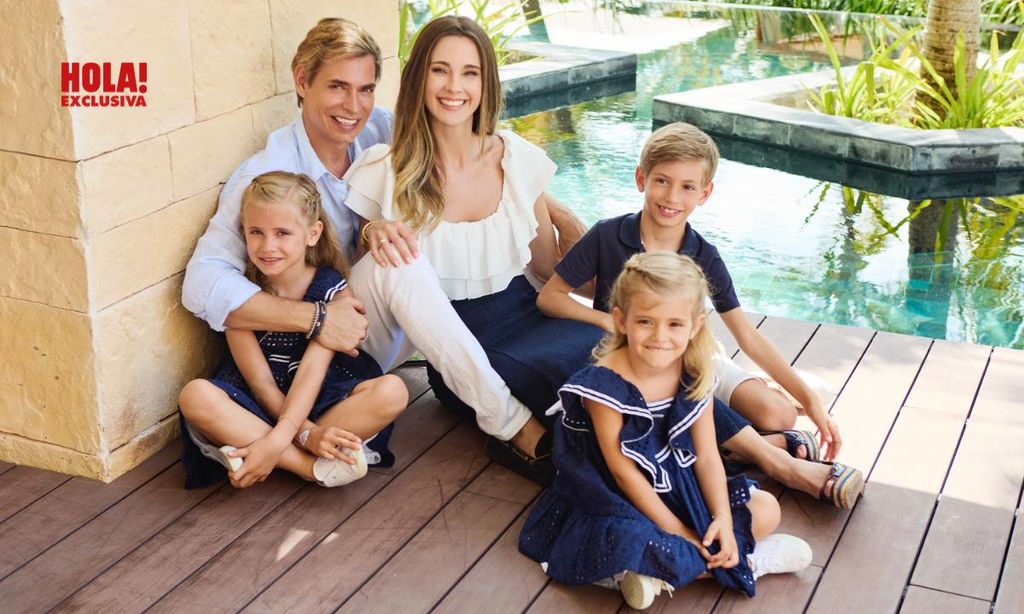 Carlos Baute y su familia