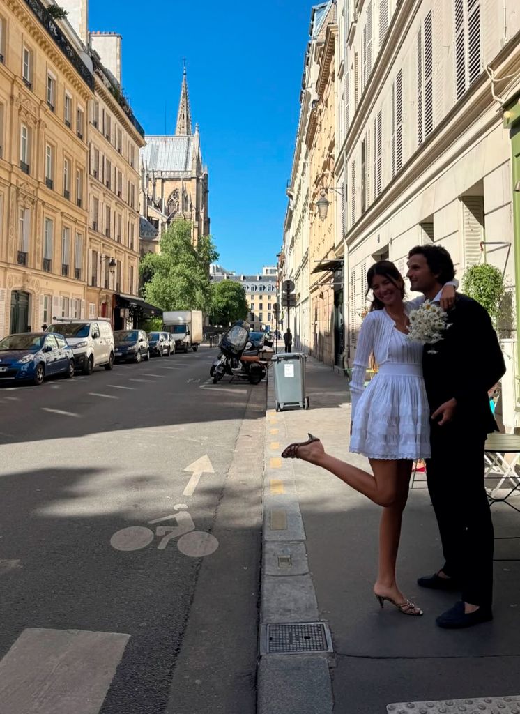 La boda de la modelo de Zara, Léa Meylan, en París