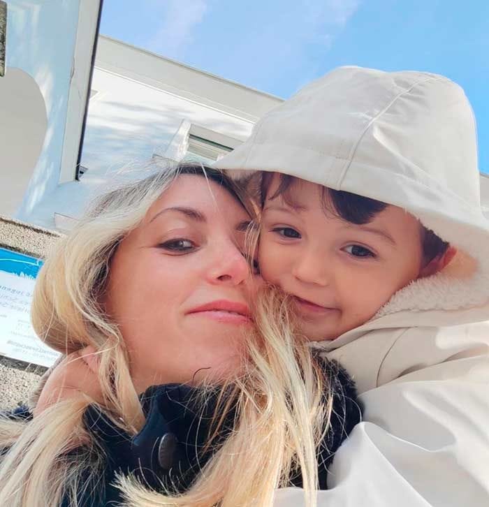 Patricia Cerezo con su hermana Rocío