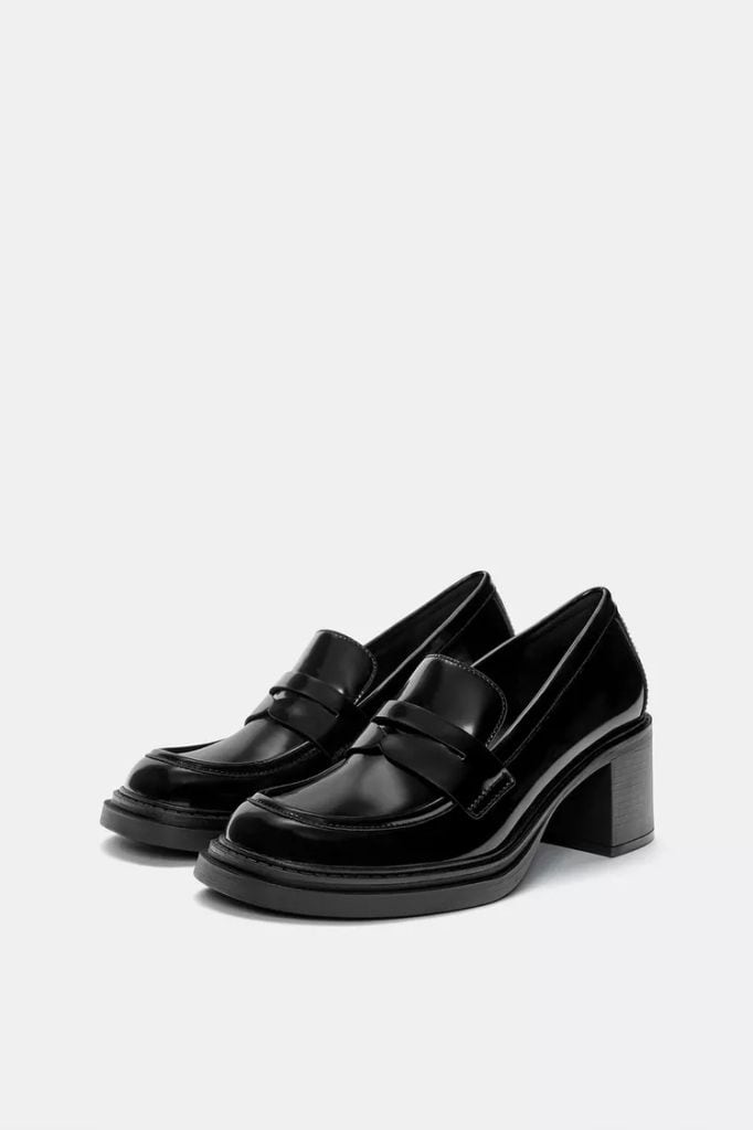 mocasines de tacón