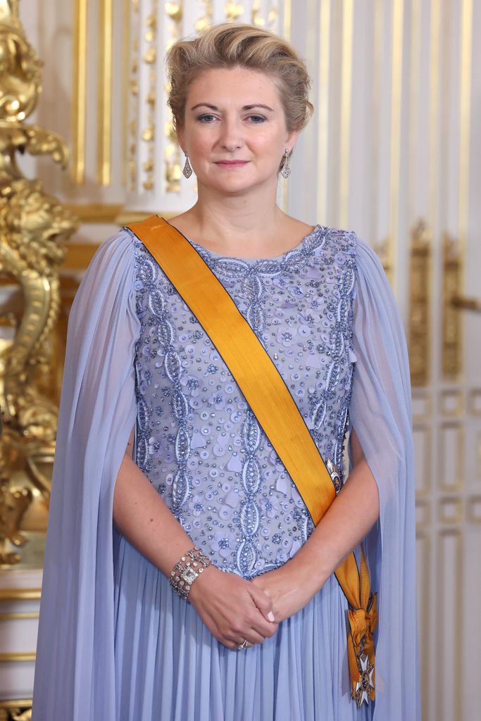 Stéphanie de Luxemburgo posa en la abdicación