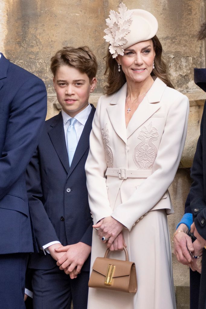 Kate Middleton, princesa de Gales, en la misa de Pascua 2026.