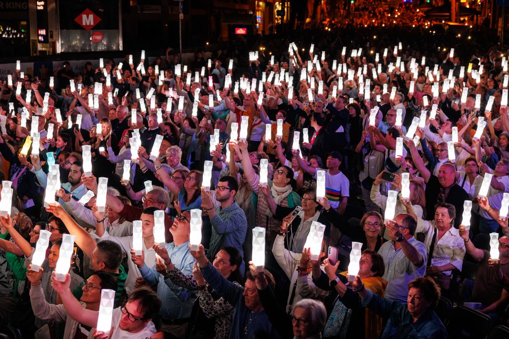 Las luces del público