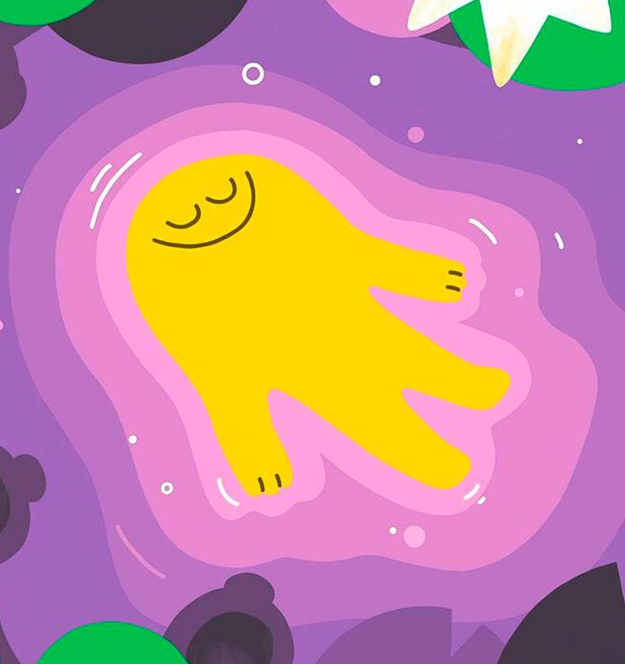 Los dibujos de 'Headspace' son muy evocadores y transmiten una sensación de tranquilidad muy acorde con el las explicaciones