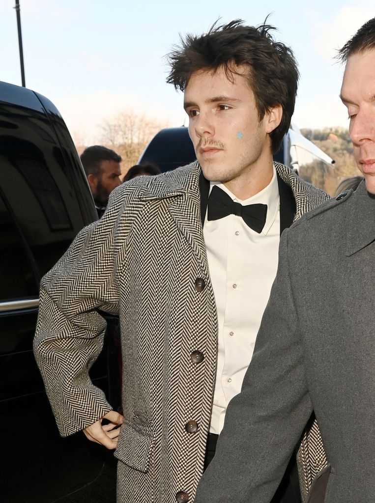 Cruz Beckham en la boda de la hija de Gordon Ramsay.