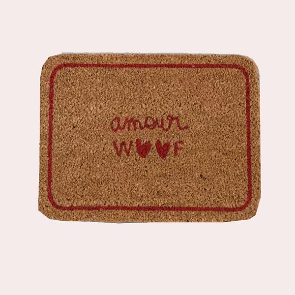 Amour Woof Felpudo para Perro de Fibras de Coco Bicolor