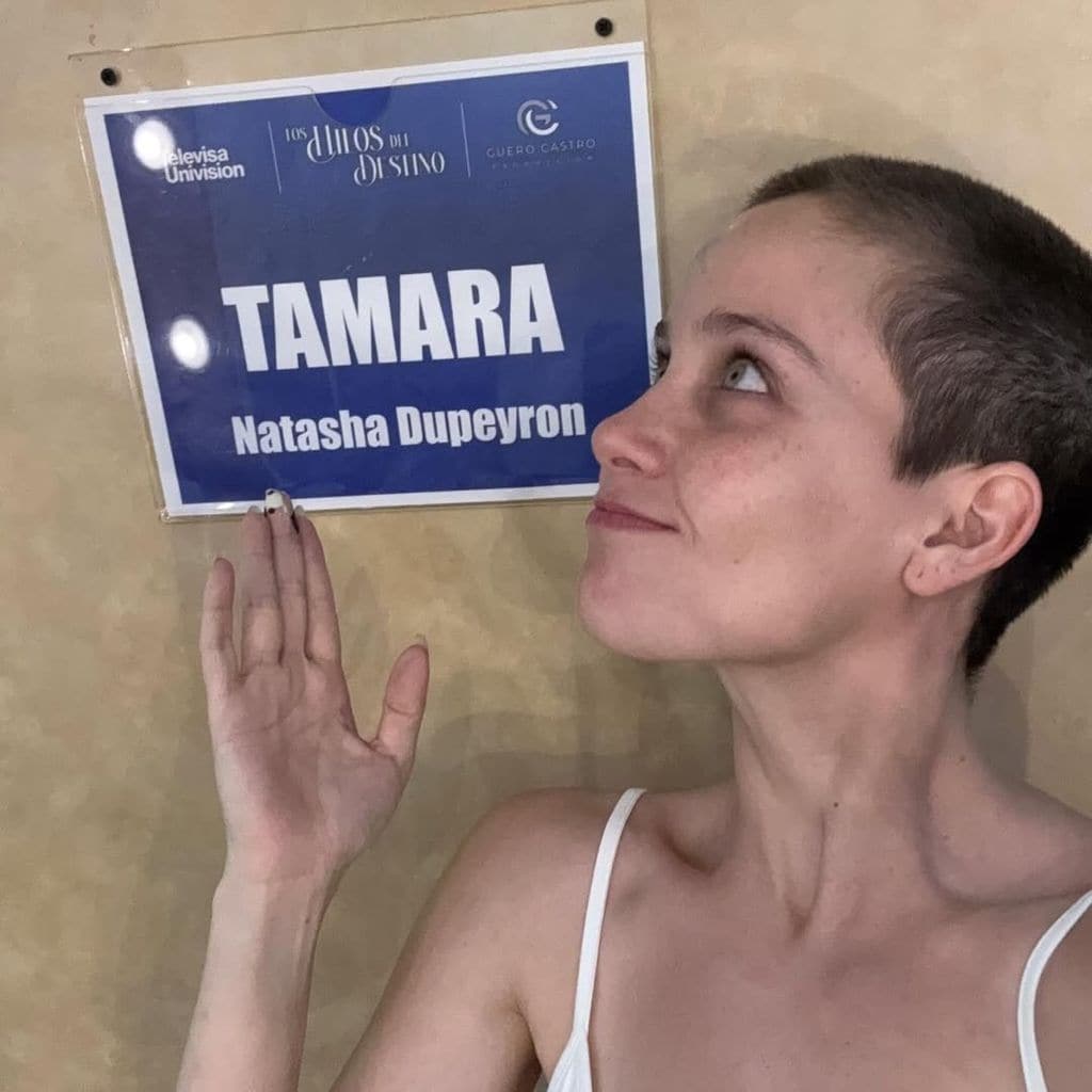 Natasha confesó que hizo con mucho cariño esta escena.