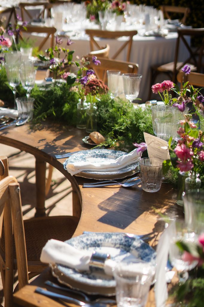 Decoración de boda al aire libre