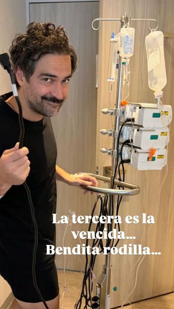 Alfonso Herrera reveló que nuevamente requiere atención médica por su rodilla