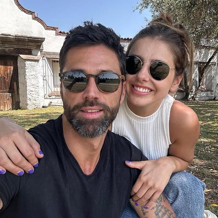 Michelle Renaud y Matías Novoa
