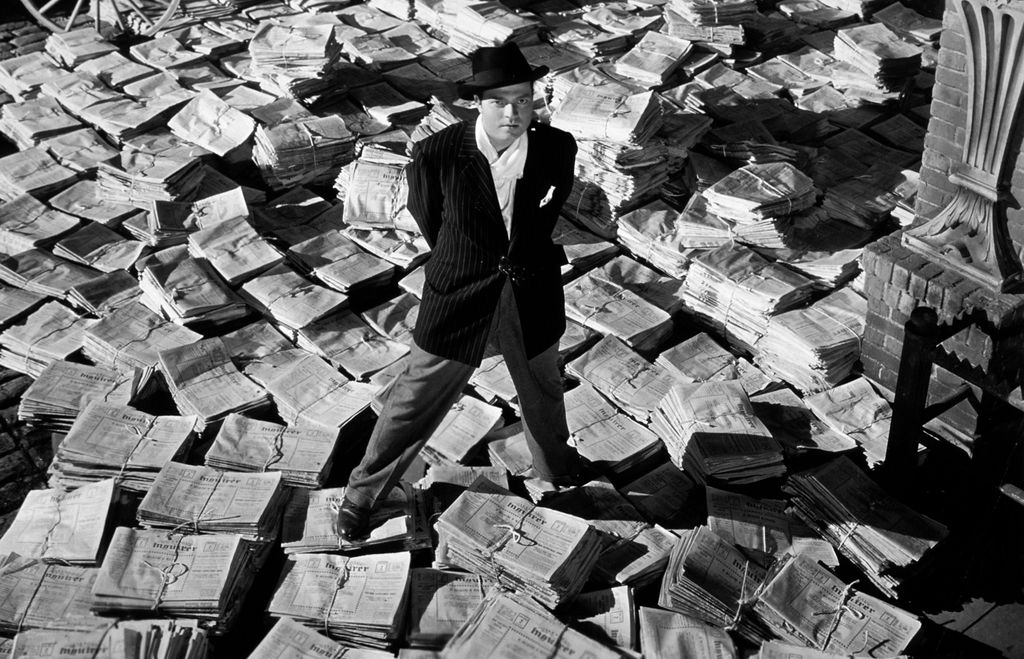Orson Welles en Ciudadano Kane