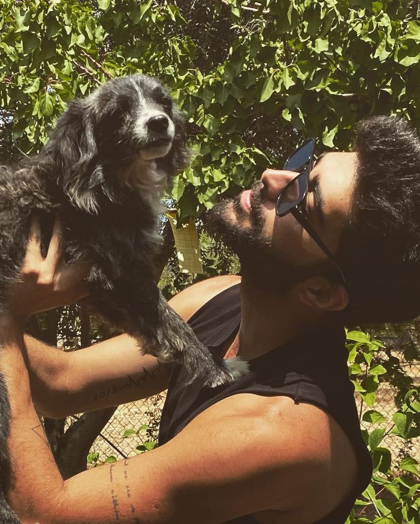 Doğukan Güngör tiene de mascota un perro que recogió de la calle desde hace más de seis años