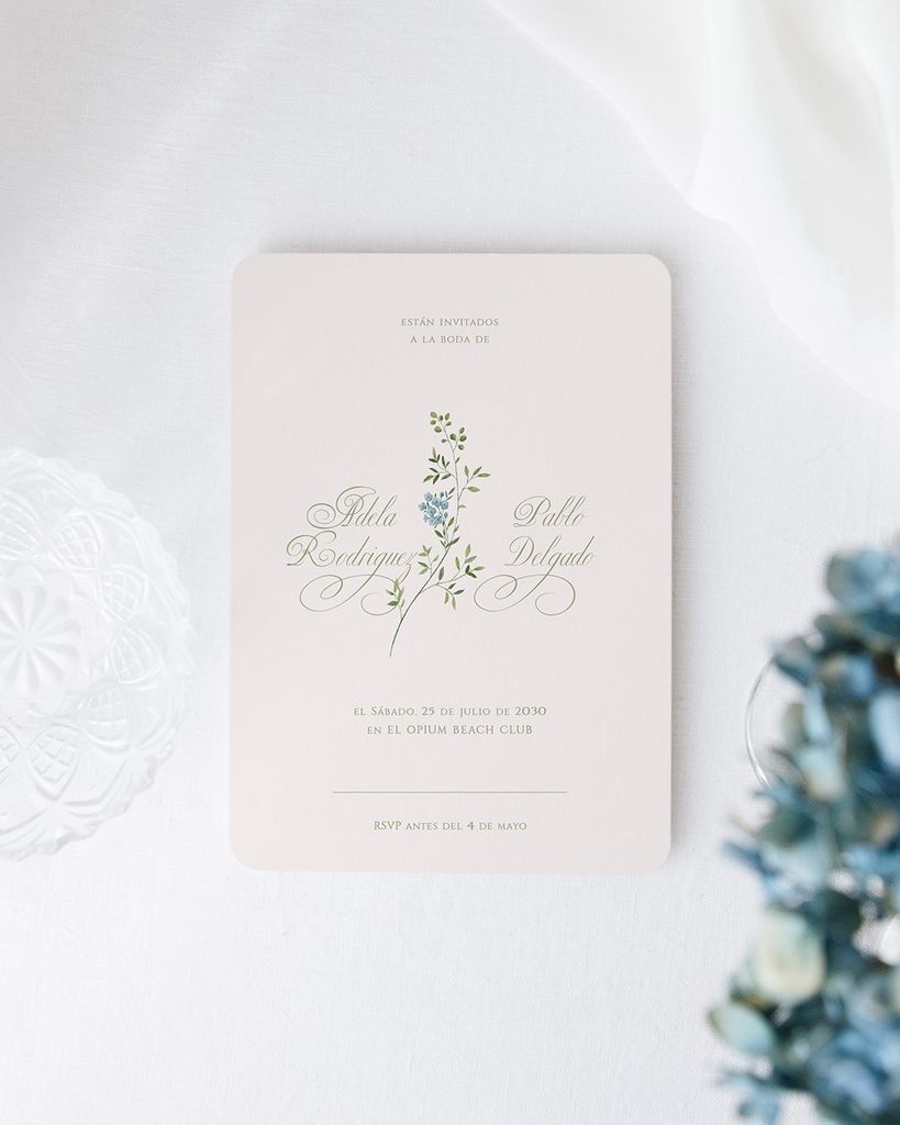 Tendencias en papelería para bodas de 2026 minimalismo