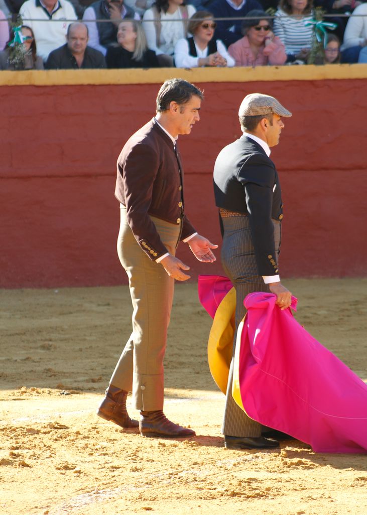 Jesulín de Ubrique durante la corrida benéfica en Guillena, el 22 de febrero de 2026, en Sevilla