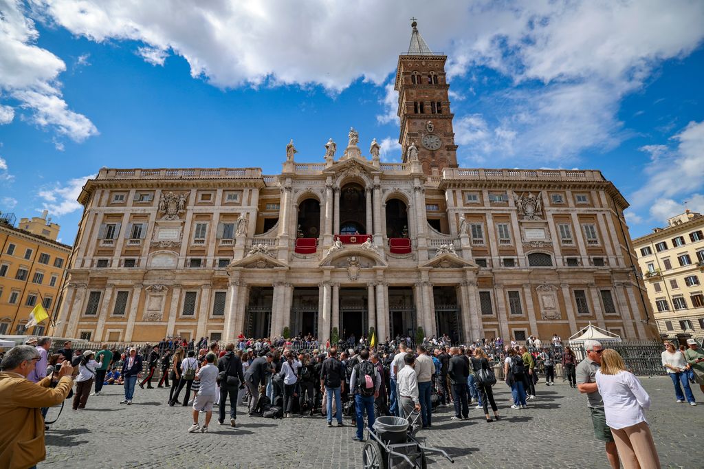 La Basílica de Santa María la Mayor, en Roma, Italia