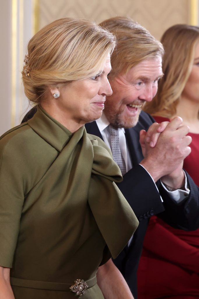 El gesto feliz de Guillermo de Holanda