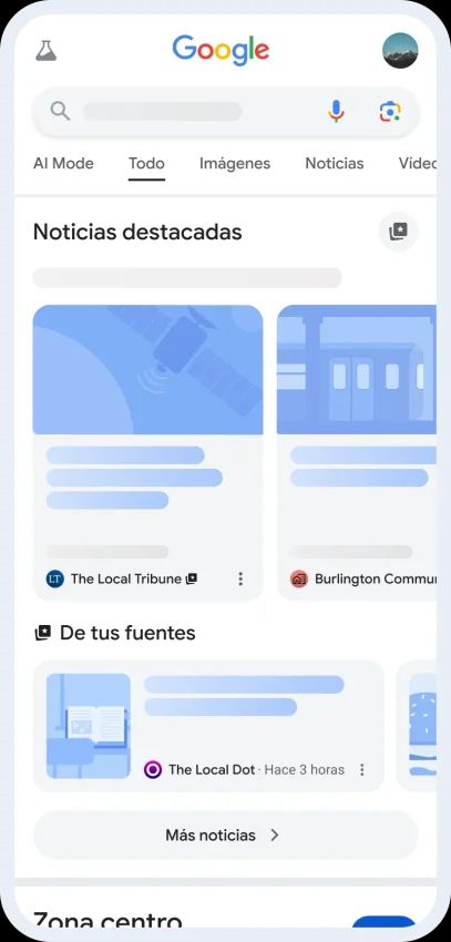 Actualiza tus resultados y consulta más contenido de tus sitios favoritos.

