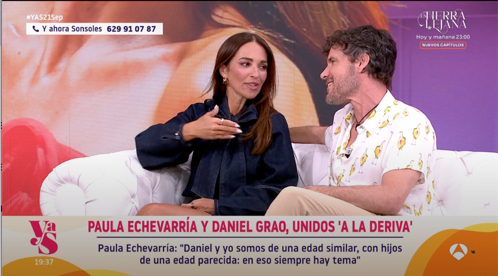 Paula Echevarría y Daniel Grao en 'Y ahora Sonsoles'