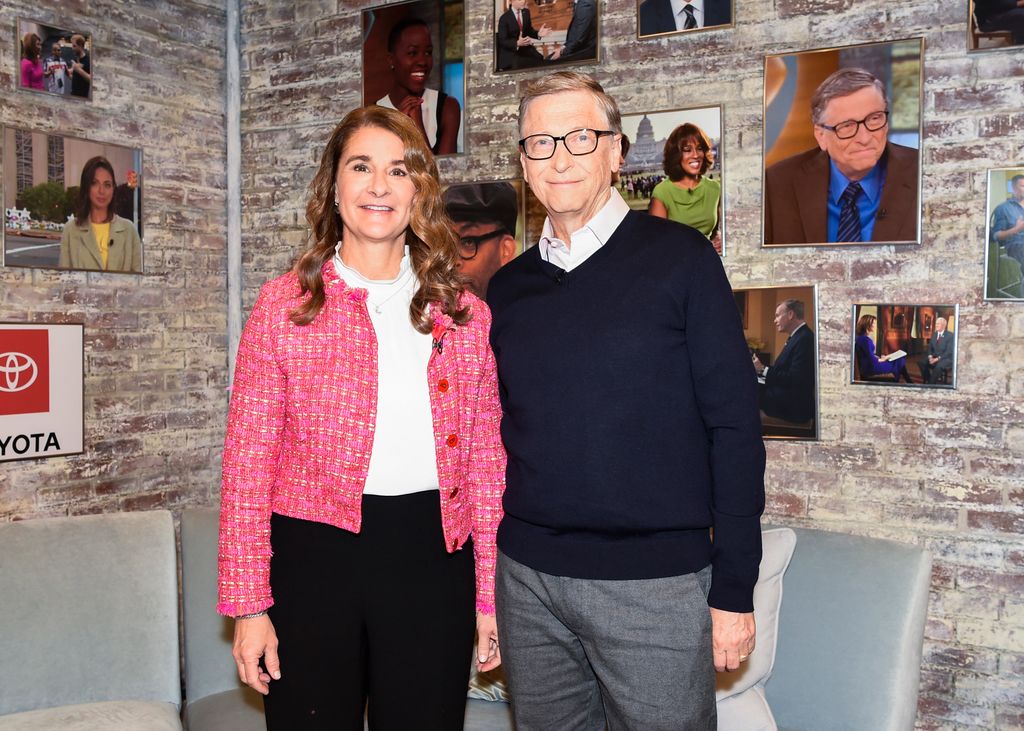 Bill y Melinda Gates en CBS en el 2019.
