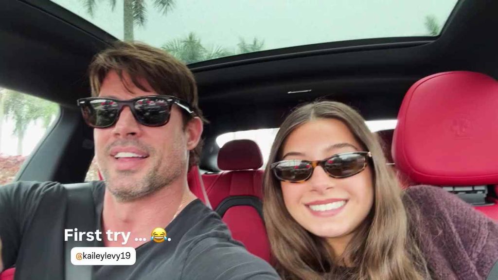 William Levy y su hija Kailey compartieron un momento muy divertido mientras viajaban en auto. 