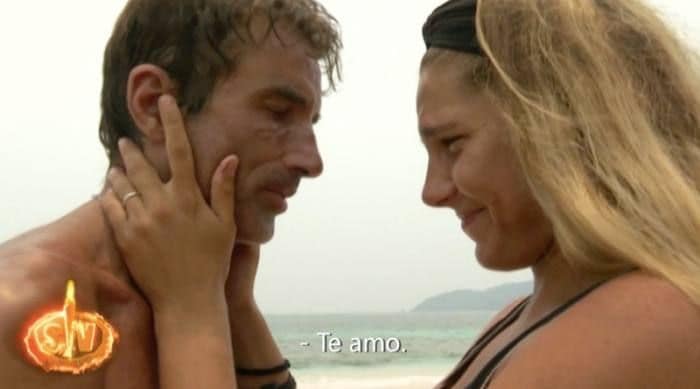 Hugo e Ivana en Supervivientes