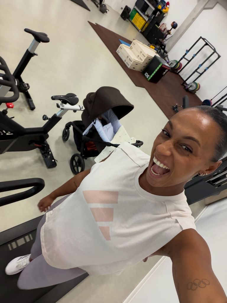 La atleta ha vuelto a la carga 13 días después de dar a luz