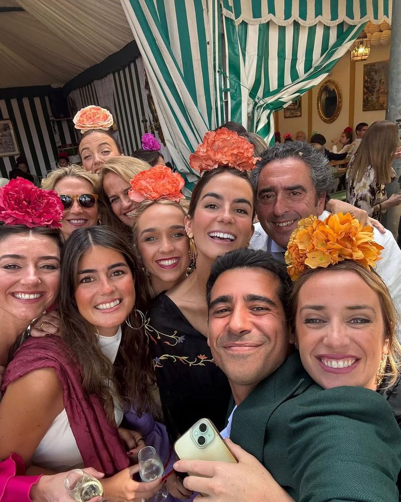Blanca Llandres Parejo y Alberto Herrera en la Feria