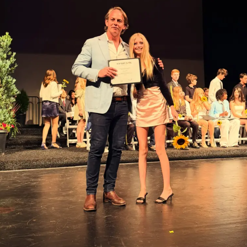 Graduación de Georgia, la hija de Eric Dane