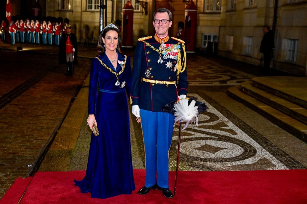 Los príncipes Joaquín y Marie 