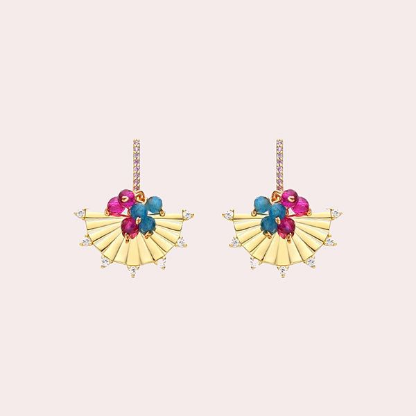 Pendientes Trendy con Circonitas Luxenter