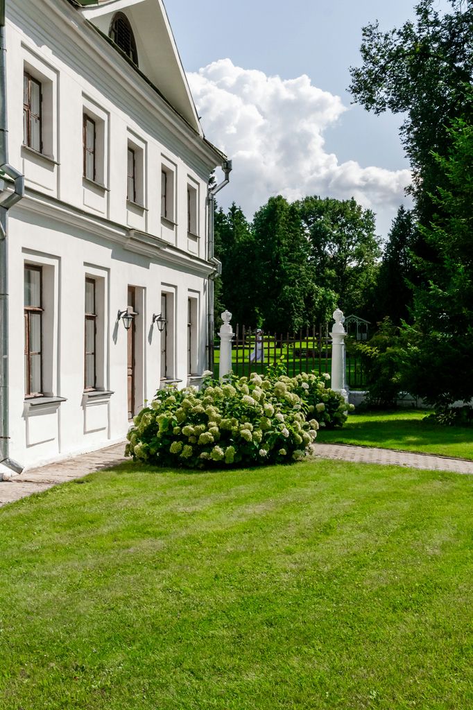 Casa con césped