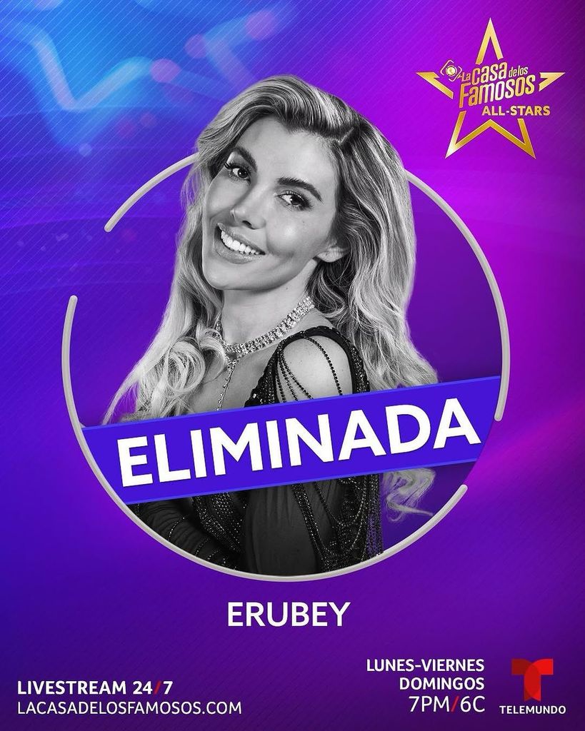 Erubey de Anda, la sexta eliminada de 'La Casa de los Famosos All-Stars'