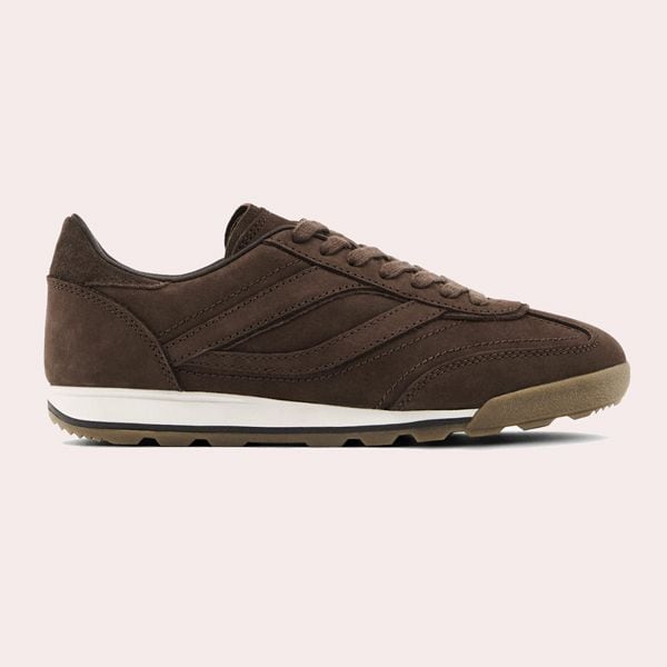 Deportivo piel monocolor Massimo Dutti