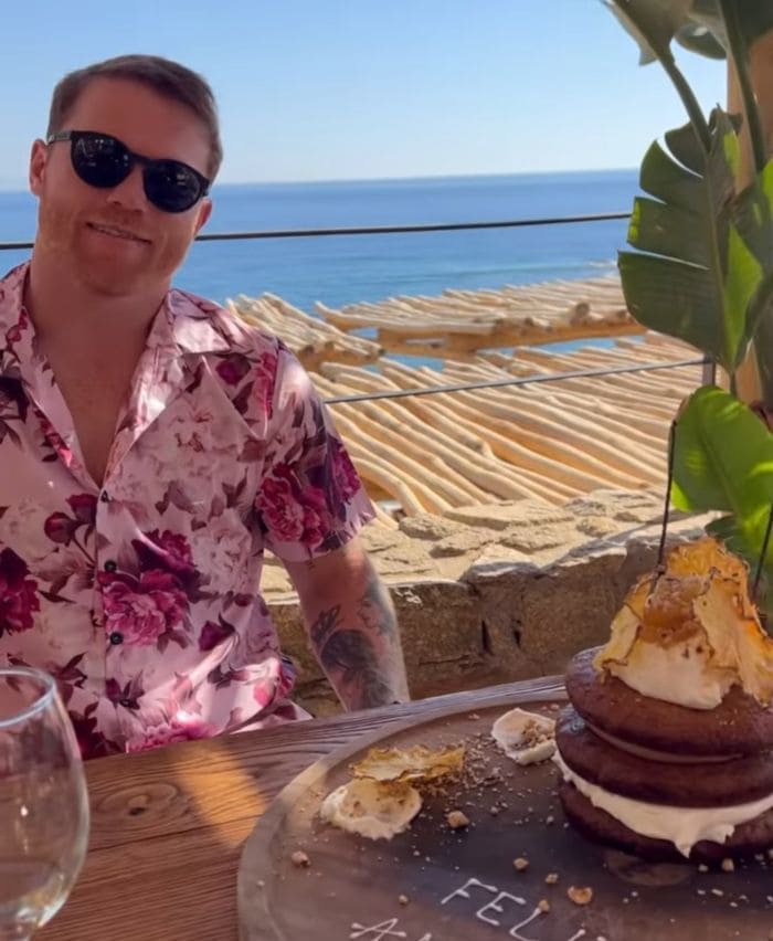Canelo Álvarez en Mykonos