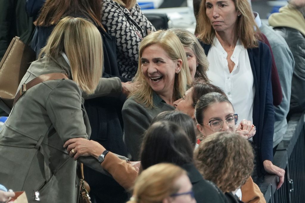 La infanta Cristina, feliz, en un partido de su hijo Pablo
******EXCLUSIVE**********
******EXCLUSIVE**********