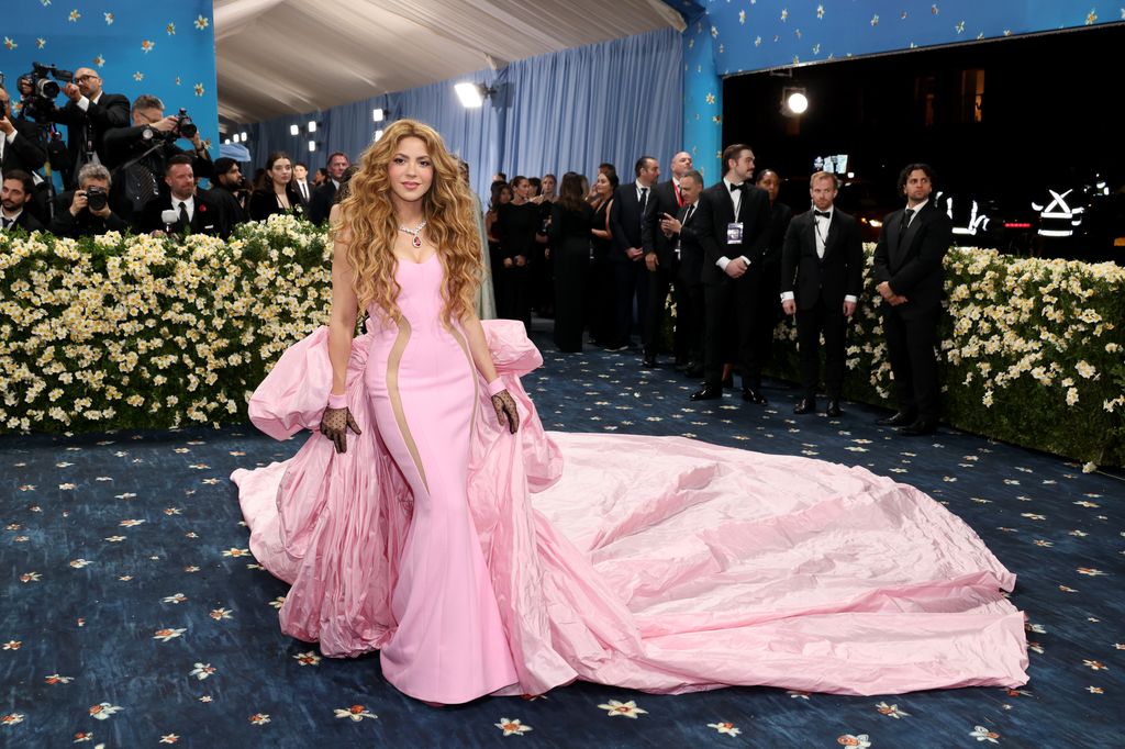 NEW YORK, NEW YORK - MAY 05: Shakira attends the 2025 Met Gala Celebrating "Superfine: Tailoring Black Style" at Metropolitan Museum of Art on May 05, 2025 in New York City. (Photo by John Shearer/WireImage)