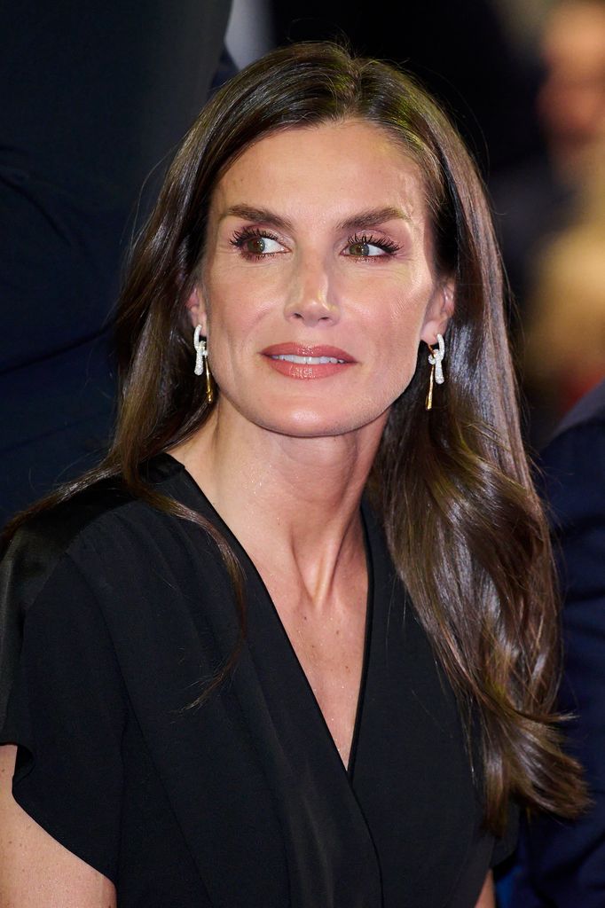 La reina Letizia con pendientes de firma española.