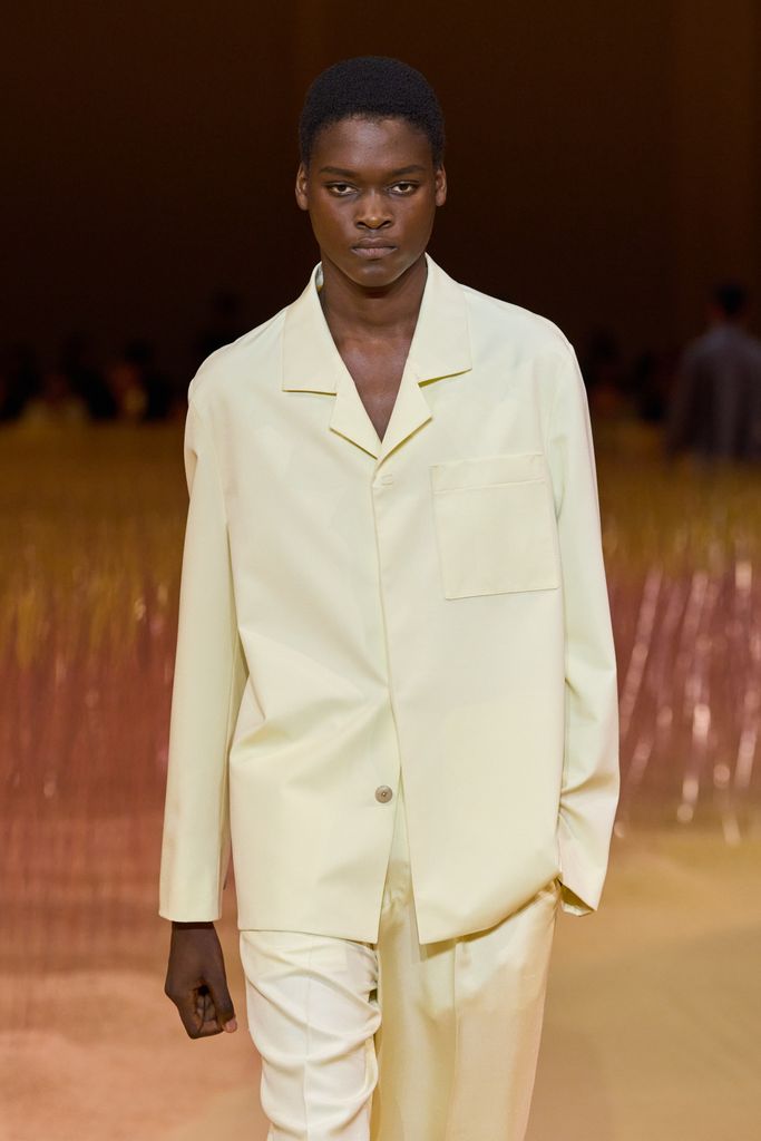 Look monocromático Zegna SS25
